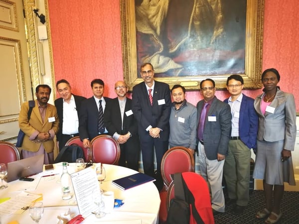 Some of the project team at the Royal Academy of Engineering