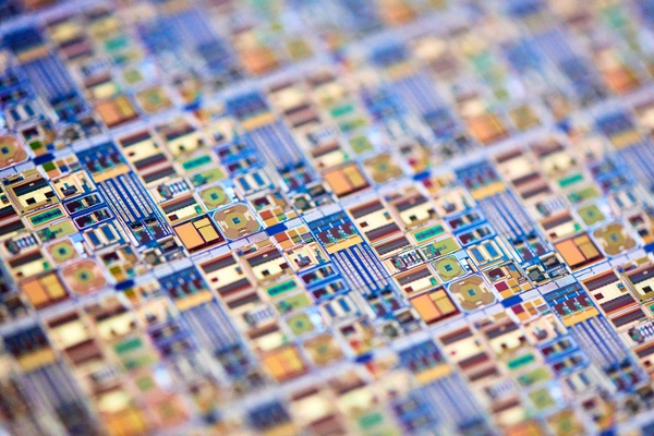 Semiconductors in one of Newcastle University's laboratories.