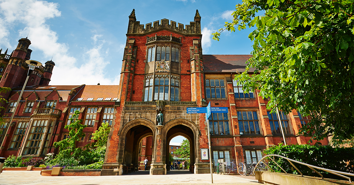 The Newcastle University’s redbrick Arches